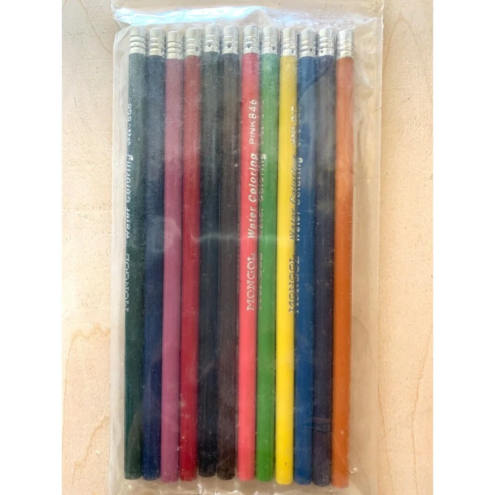 Faber Castell Mongol Paint with Pencils Set of 12 NIP Water Coloring